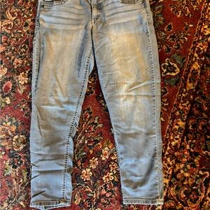 Democracy Women’s Light Wash Ankle Cropped Skinny Jeans size 10